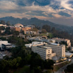 <p>Aerial photo of Berkeley Lab&#8217;s main campus taken in December, 2021. (Credit: Thor Swift/Berkeley Lab)</p>
