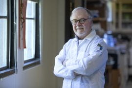 <p>Phillip Felgner directs UCI’s Vaccine Research &#038; Development Center. Steve Zylius / UCI</p>
