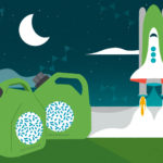 <p>Scientists turned to an oddball molecule made by bacteria to create a new type of fuel that could be used for all types of vehicles, including rockets. (Credit: Jenny Nuss/Berkeley Lab)</p>
