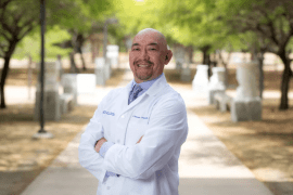 <p>“We need to view the opioid crisis through a healthcare, rather than a criminal, lens,” says Jonathan Watanabe, UCI professor of clinical pharmacy practice. “There’s still a lot of bias and patient blaming out there. That just doesn’t work and clearly doesn’t solve the problem.” Steve Zylius / UCI</p>
