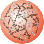 <p>The HERA electron-proton collider accelerated both electrons and protons to nearly the speed of light. The particles were collided head-on, which could scatter a proton into its constituent parts: quarks (shown as green and purple balls in the illustration above) and gluons (illustrated as black coils). (Credit: DESY)</p>

