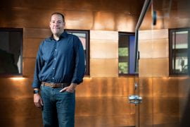 <p>Steven Davis, UCI professor of Earth system science, led a study of carbon dioxide emissions from forest fires in recent decades. In a paper in the journal Science, he and his colleagues shared some shocking findings. “According to our measurements, boreal fires in 2021 shattered previous records. These fires are two decades of rapid warming and extreme drought in Northern Canada and Siberia coming to roost, and unfortunately even this new record may not stand for long,” he says. Steve Zylius / UCI</p>
