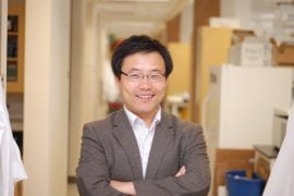 <p>“The MOSAICA technology is a next-generation biopsy tool that will enable scientists and clinicians to simultaneously profile many biomarkers in cells and tissues. The ability to characterize the cellular composition, function and interaction within complex tumors will inform personalized disease diagnosis and therapeutic treatment,” says Weian Zhao, Ph.D., UCI professor of pharmaceutical sciences and study co-corresponding author. School of Pharmacy &#038; Pharmaceutical Sciences / UCI</p>

