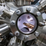 <p>Researchers at Berkeley Lab recently unveiled a new, fast, and readily reproducible way to map and identify defects in two-dimensional materials. The method could dramatically reduce the time required to characterize two-dimensional materials and use them in next-generation quantum and electronic devices…Antonio Rossi (pink shirt) and Alexander Weber-Bargioni (green shirt) observe a sample of two-dimensional material at Lawrence Berkeley National Laboratory on Tuesday, August 23, 2022 in Berkeley, Calif. 08/23/22</p>
 
