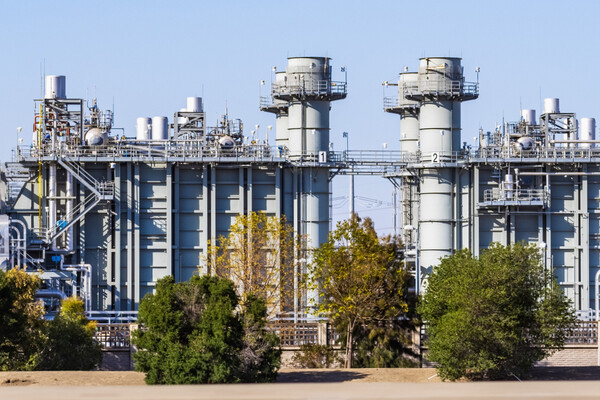 natural Gas-Fired, Combined-Cycle Power Plant equipped with emissions control technology