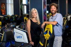 <p>UCI informatics professors Constance Steinkuehler and Kurt Squire are bringing back their Games+Learning+Society Conference (GLS 2022) June 15-17 at UCI. Steve Zylius / UCI<br />
photo:  Steve Zylius/UCI</p>
