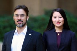 <p>Gustavo Oliveira and Li Zhang, department of global and international studies, offer insight on the supply chain crisis and alternative solutions for holiday spends. UCI Social Sciences</p>
