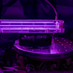 <p>A 20-centimeter-long capillary discharge waveguide, used at BELLA Center to guide high-intensity laser pulses, and applied to set their record thus far for accelerating electrons: 8 billion electron volts (GeV). (Credit: Thor Swift/Berkeley Lab)</p>

